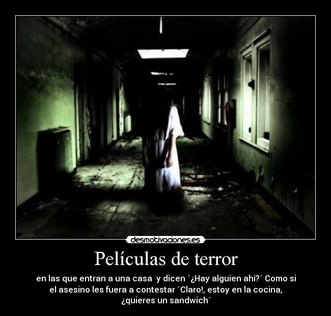 Películas de terror -