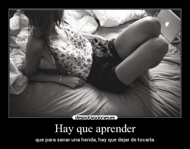 Hay que aprender -
