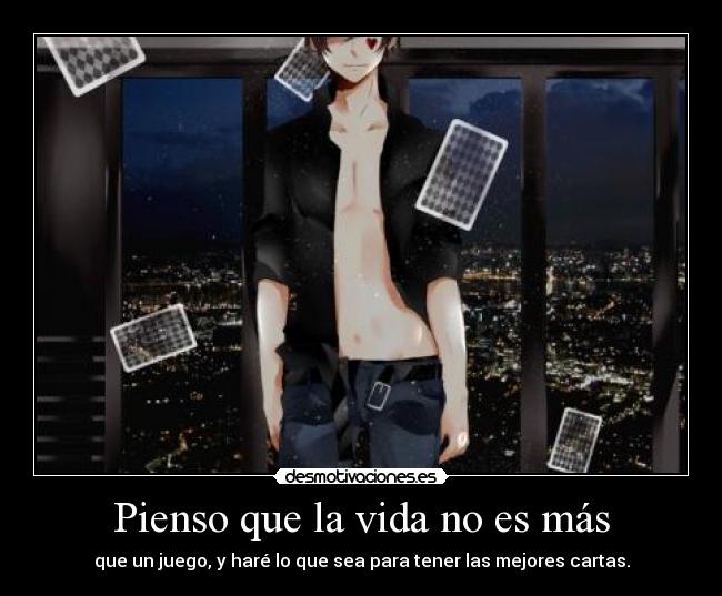 Pienso que la vida no es más - 