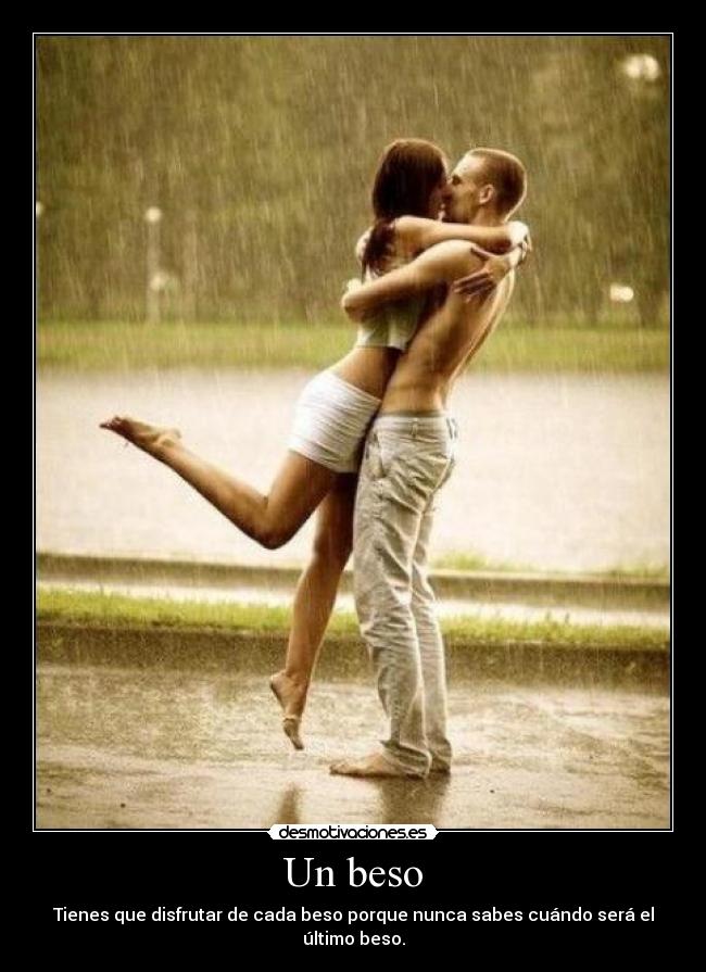 Un beso -