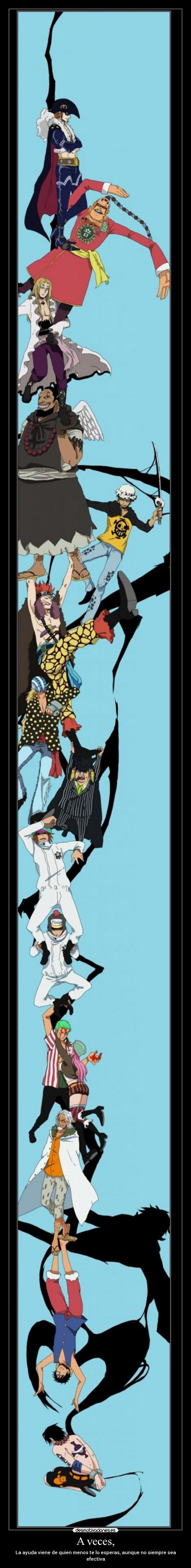 carteles ace luffy zoro rayleigh supernovas hace palo ponerlos todos bepo desmotivaciones