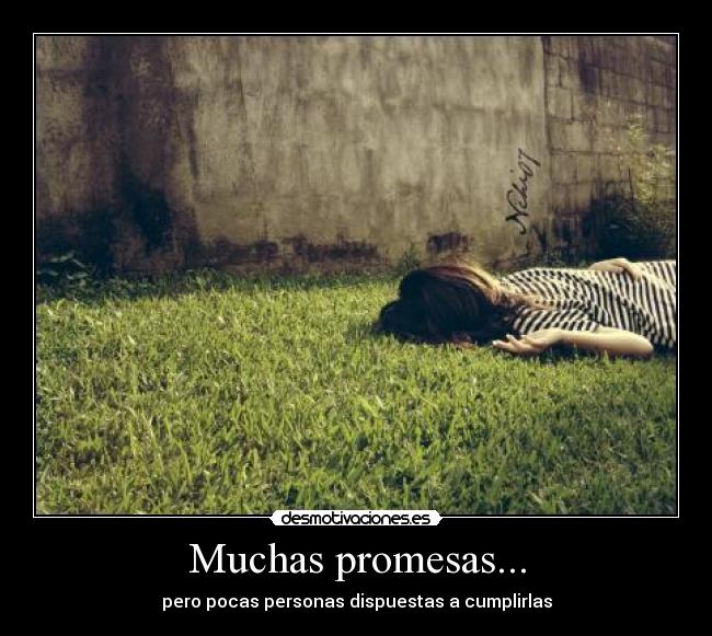 Muchas promesas... - 