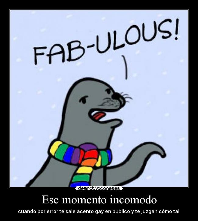 Ese momento incomodo - 