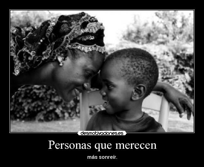 Personas que merecen - 