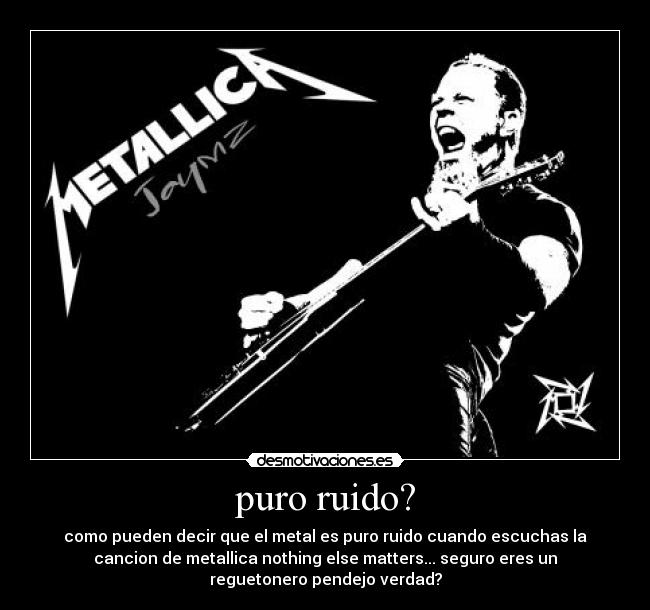 puro ruido? -