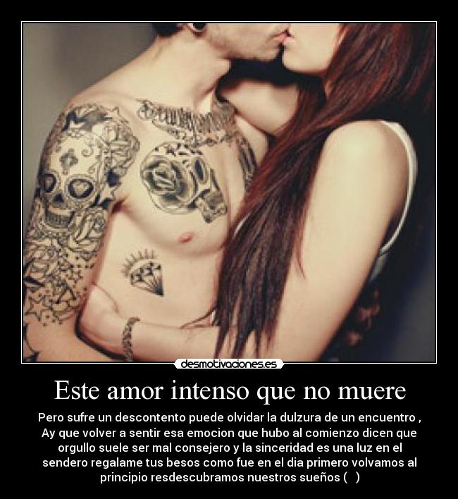 Este amor intenso que no muere - 