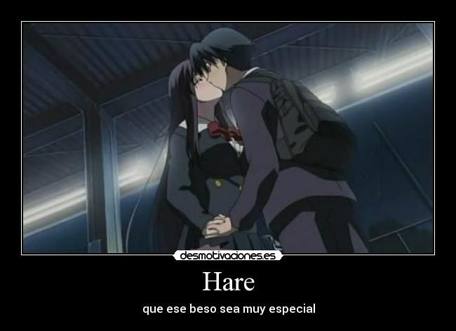 Hare - que ese beso sea muy especial