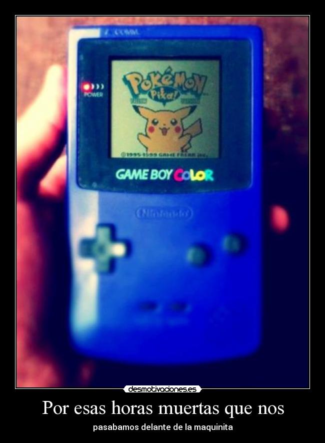Por esas horas muertas que nos -
