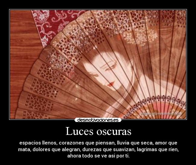 Luces oscuras -