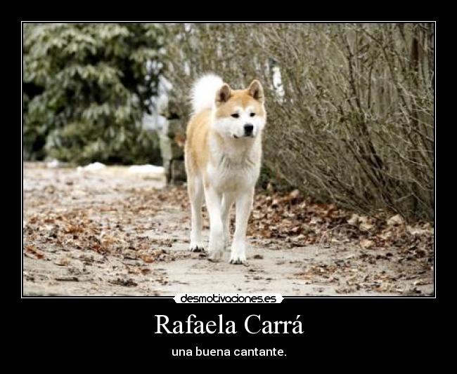 Rafaela Carrá - una buena cantante.