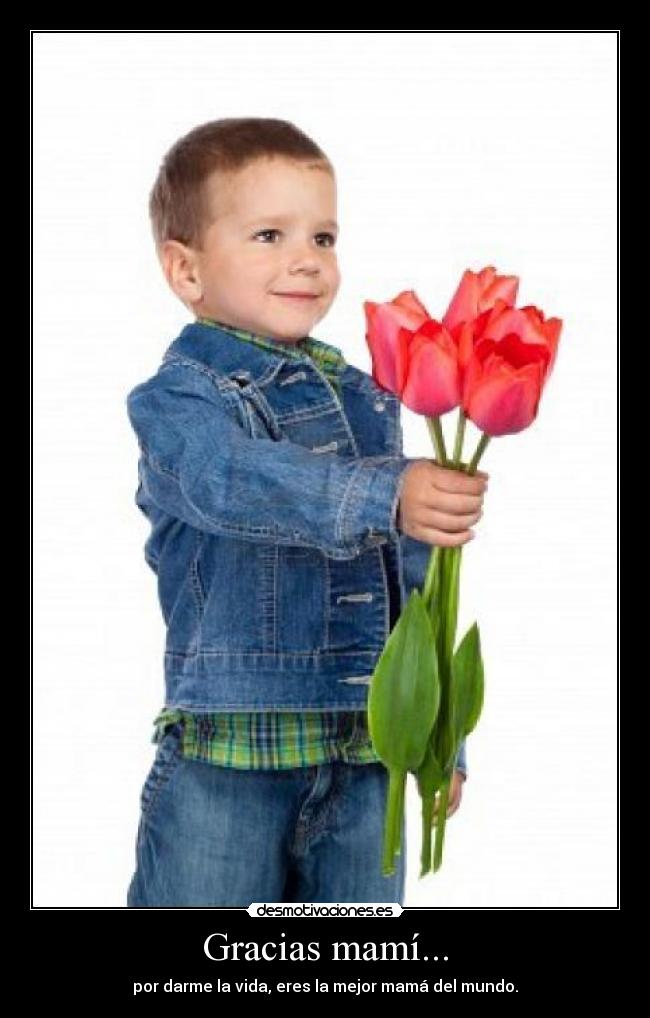 Gracias mamí... - por darme la vida, eres la mejor mamá del mundo.