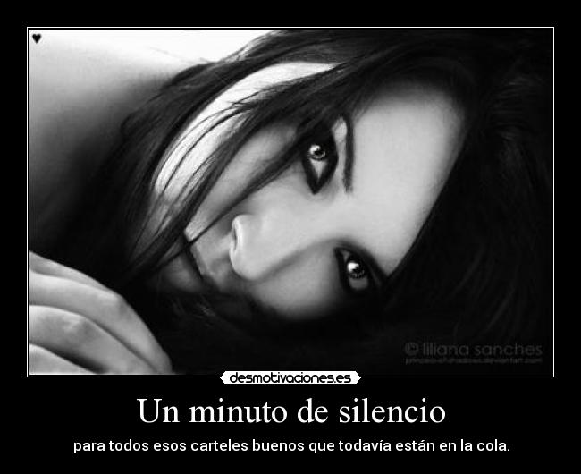 Un minuto de silencio -