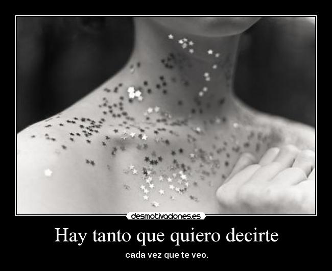 Hay tanto que quiero decirte - 