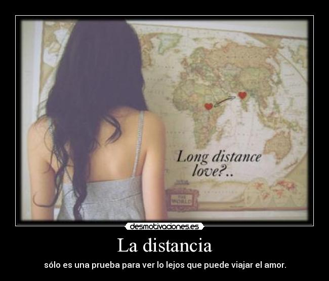 La distancia -