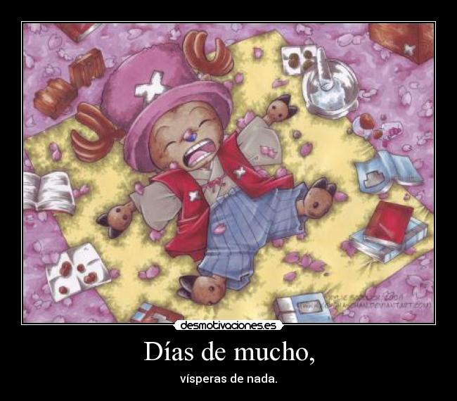 carteles one piece tony tony chopper desmotivaciones