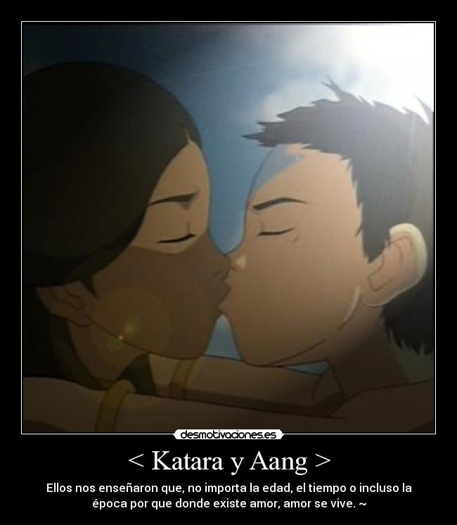< Katara y Aang > -