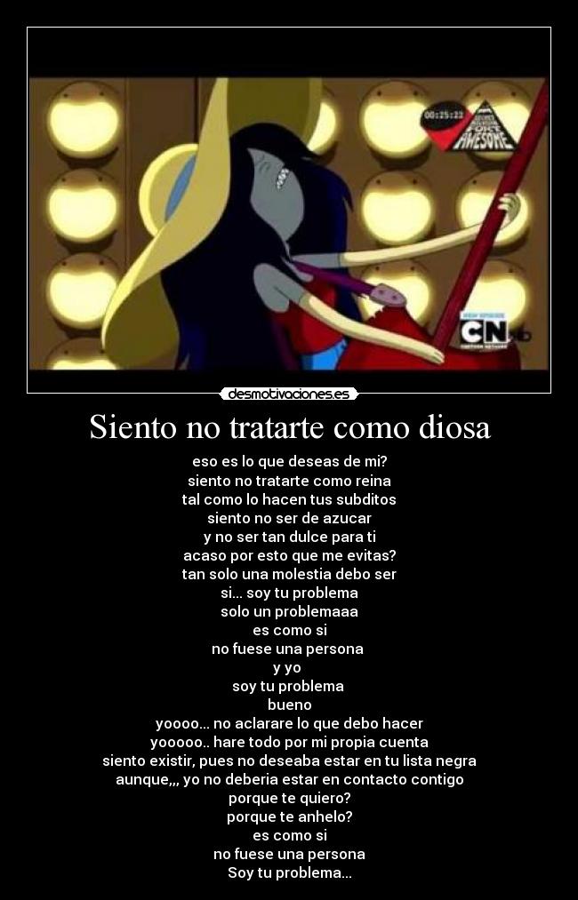 carteles marceline adventure time hora aventuras desmotivaciones