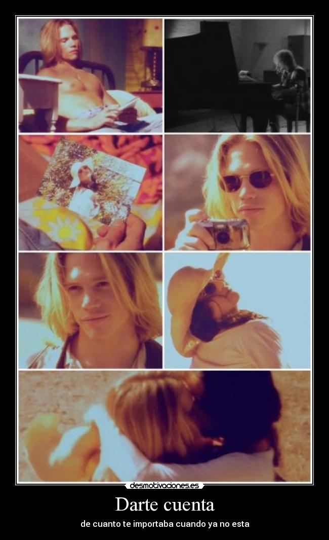 Darte cuenta -