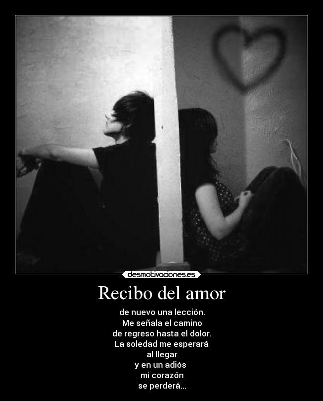 Recibo del amor -