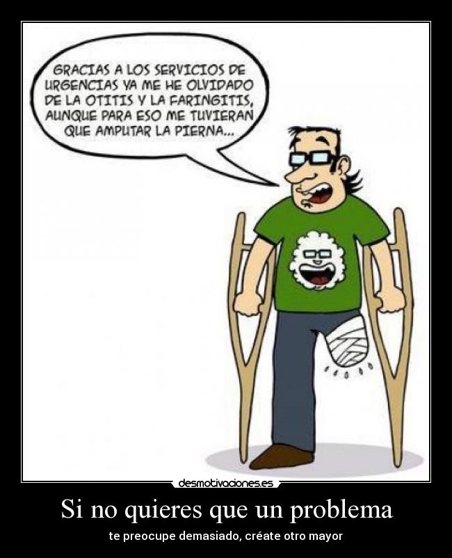 carteles problema problemas preocupacion desmotivaciones