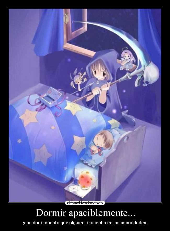 carteles dormir dormir anime desmotivaciones