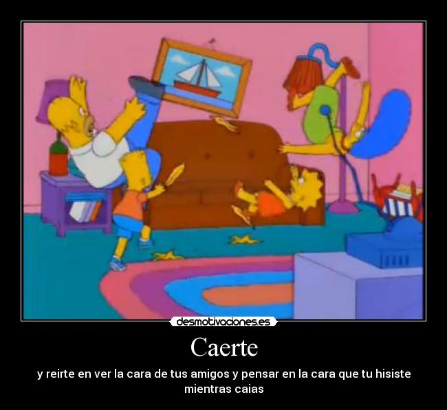 carteles caer caerte caerse desmotivaciones