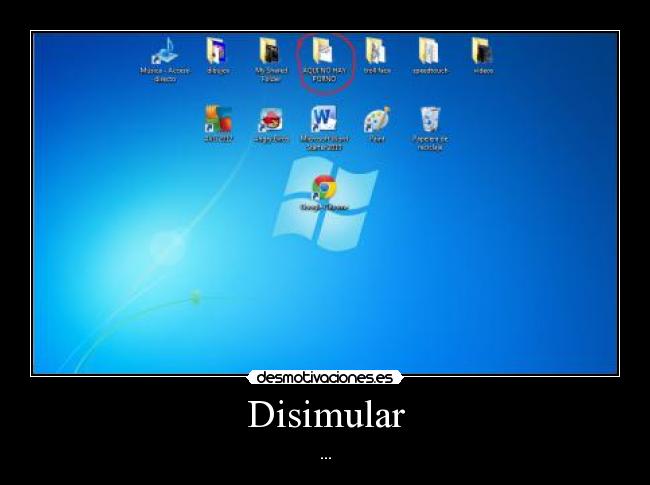 Disimular - ...