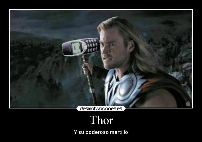 carteles thor poderoso martillo desmotivaciones