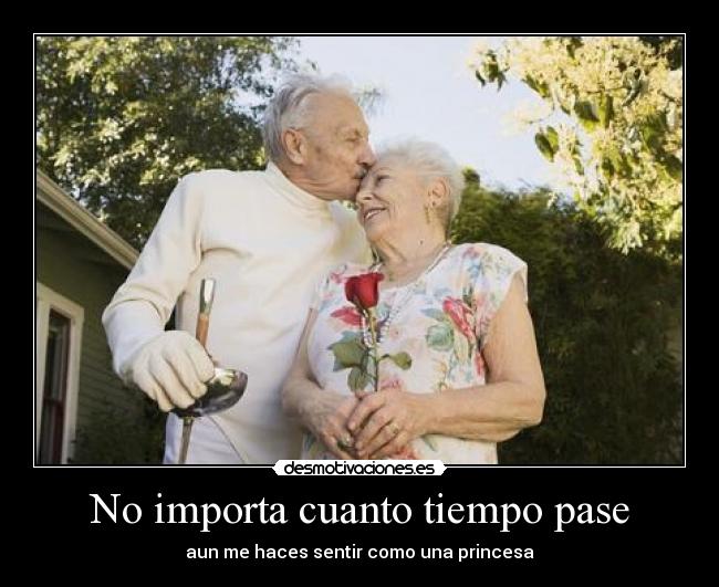 carteles abuelitos love cute couple old true love desmotivaciones