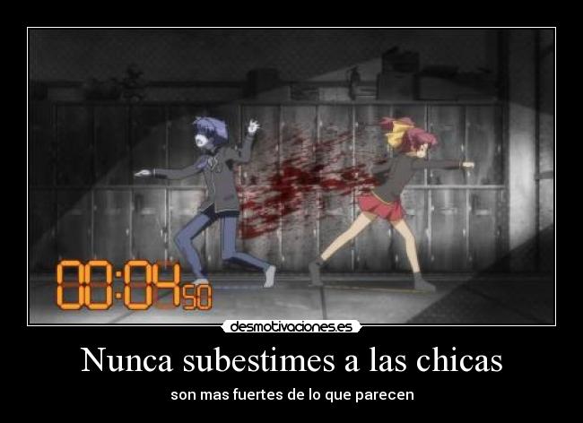 Nunca subestimes a las chicas -