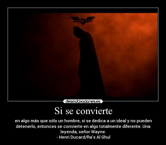 carteles batman inicia bruce wayne ducard desmotivaciones