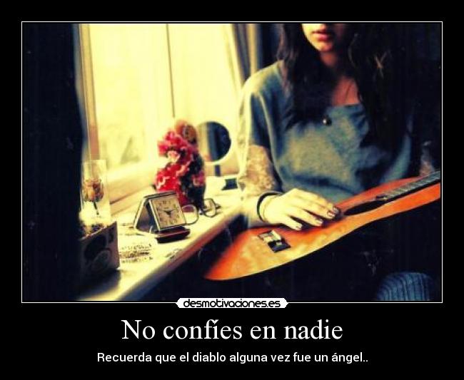 No confíes en nadie - 