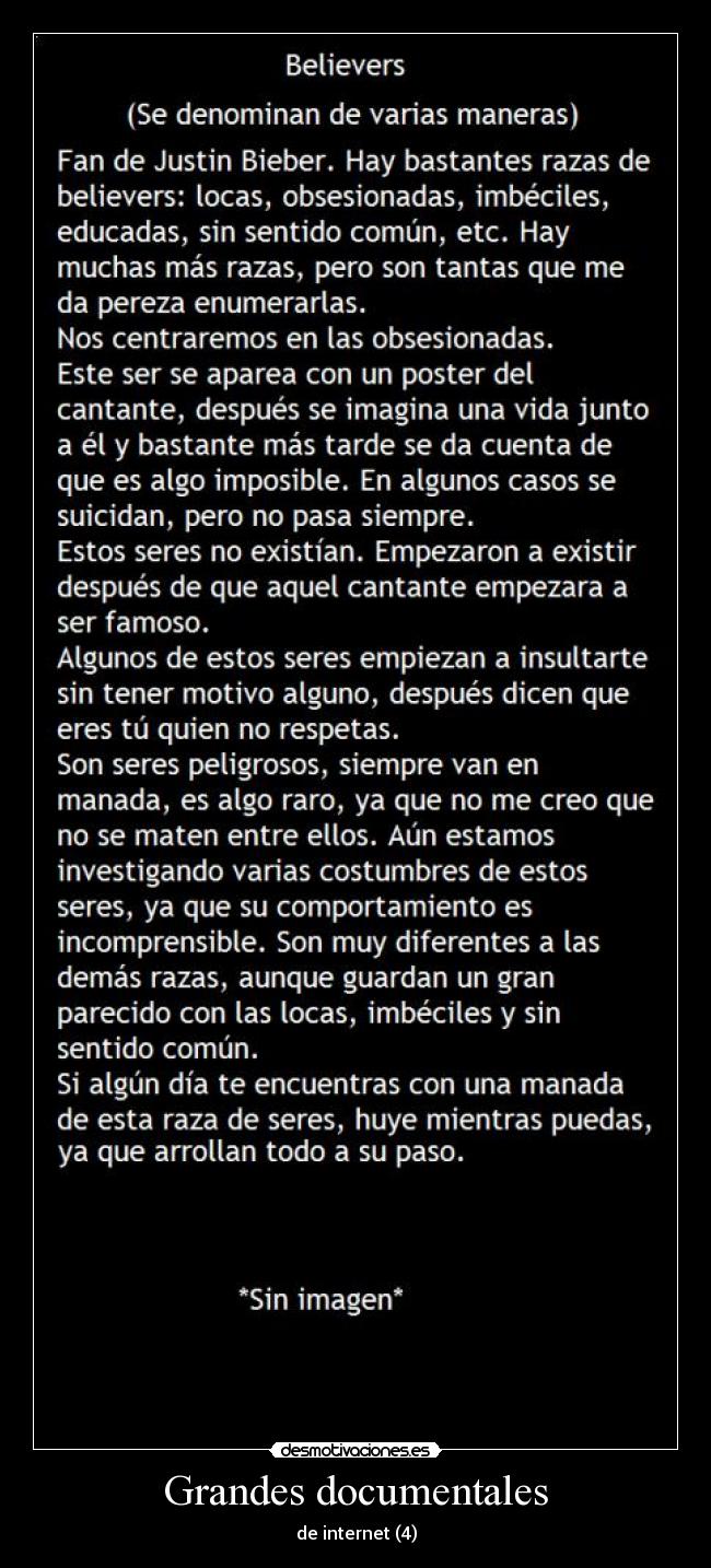 Grandes documentales -