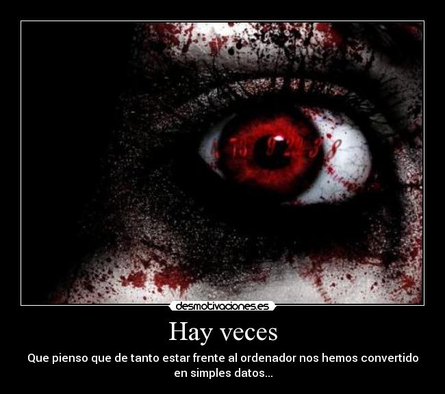 Hay veces -