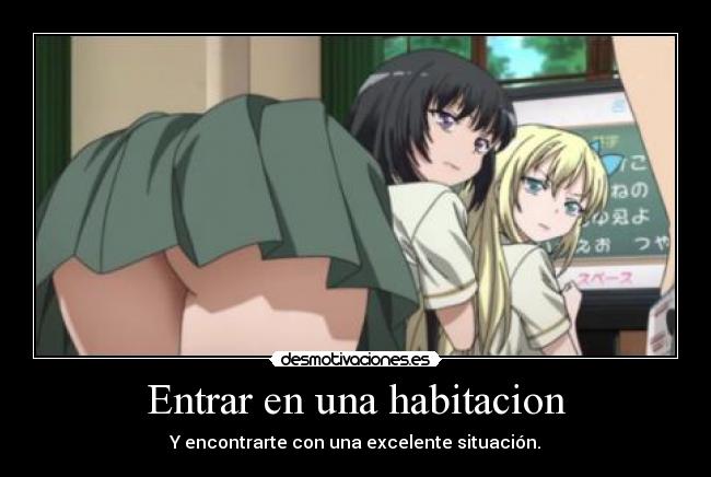 Entrar en una habitacion -