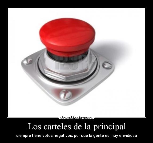 Los carteles de la principal - 