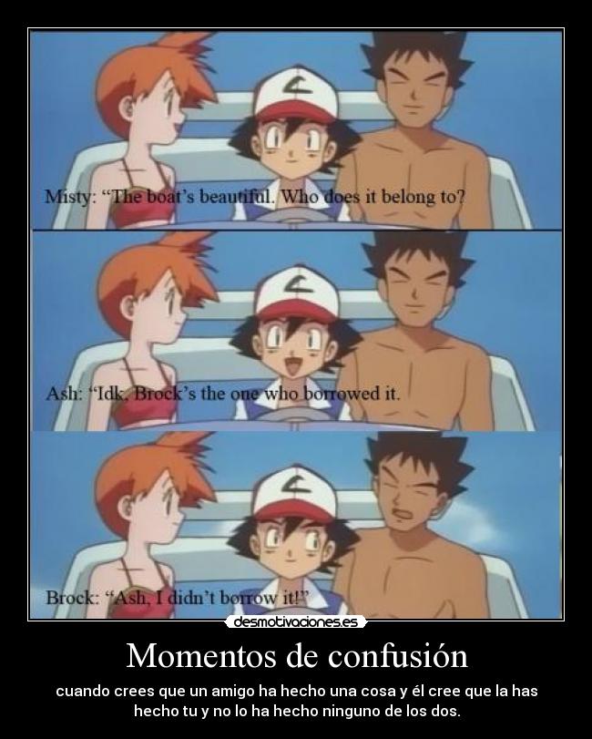Momentos de confusión - 