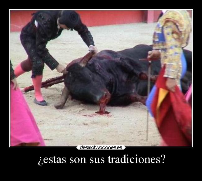 ¿estas son sus tradiciones? - 