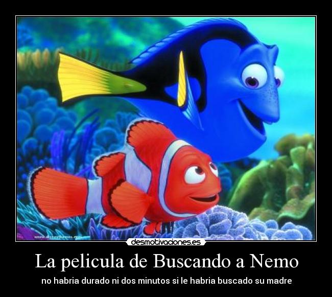 La pelicula de Buscando a Nemo - 