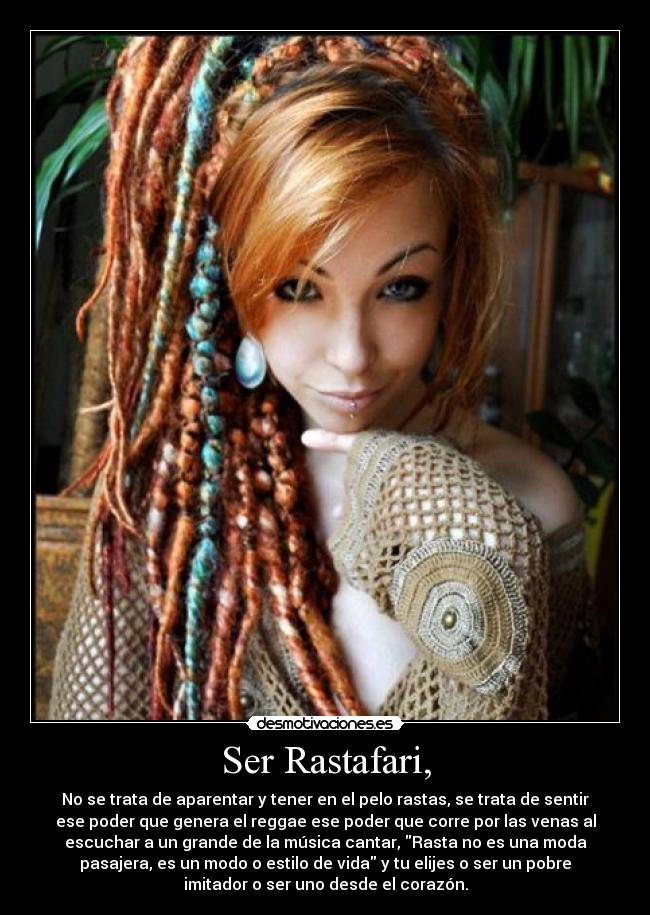 Ser Rastafari, -
