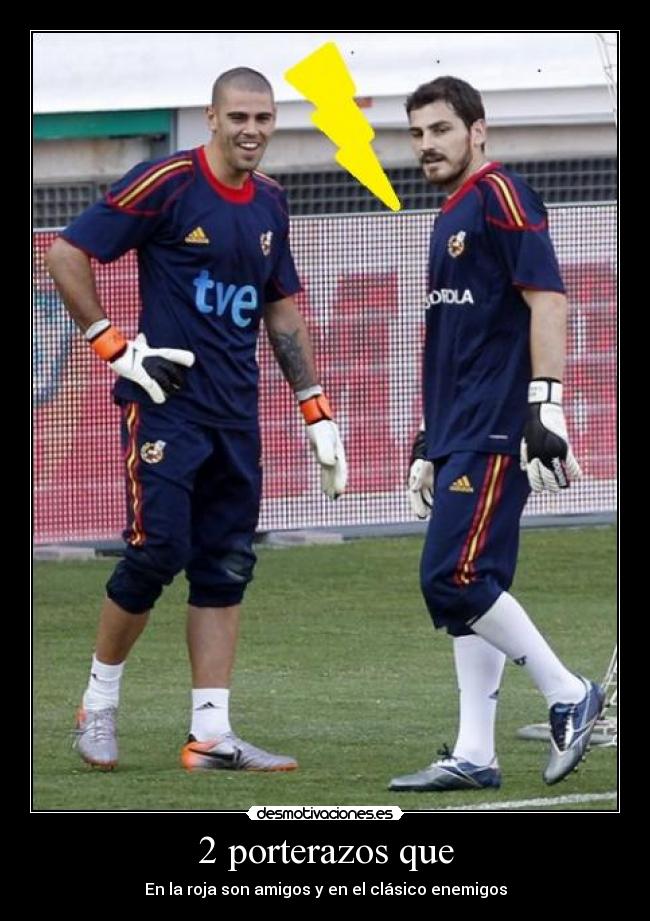 2 porterazos que - En la roja son amigos y en el clásico enemigos