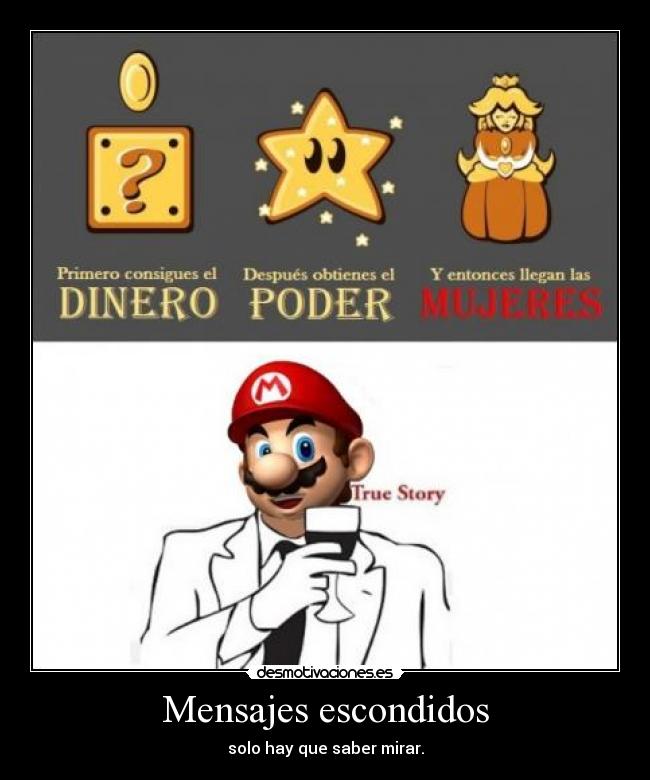 Mensajes escondidos - solo hay que saber mirar.