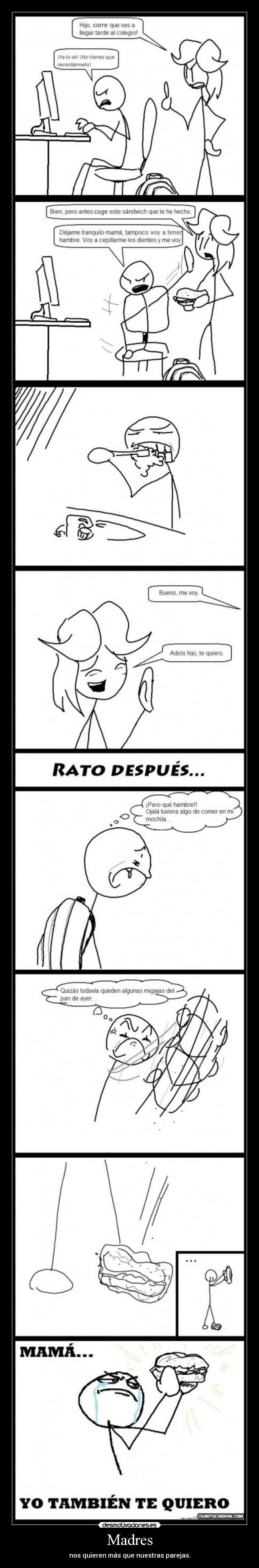 Madres - nos quieren más que nuestras parejas.