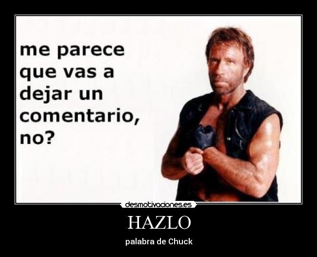 HAZLO - palabra de Chuck