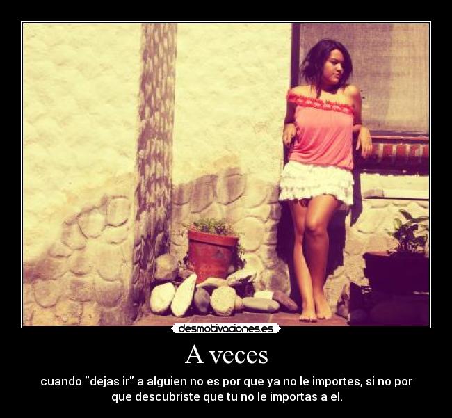 A veces -