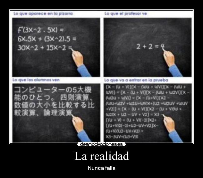 La realidad -