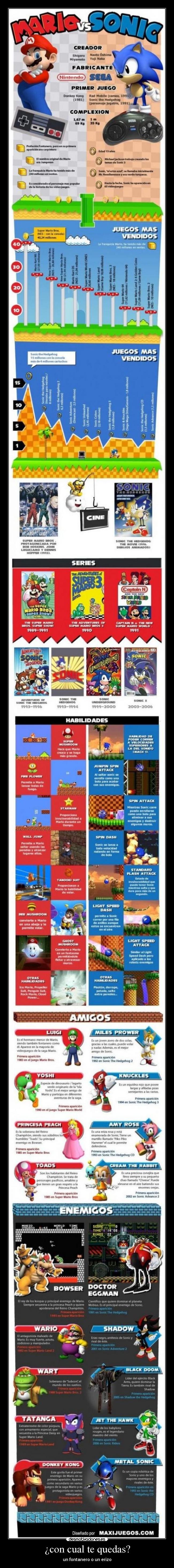 ¿con cual te quedas? - un fontanero o un erizo