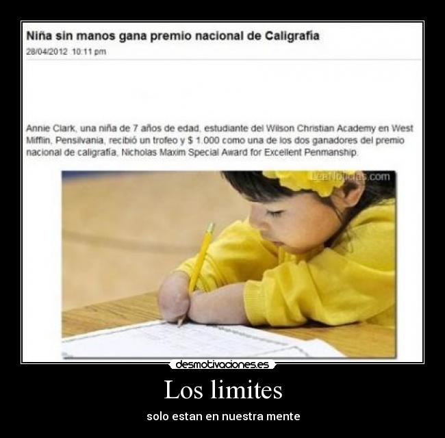 Los limites - solo estan en nuestra mente