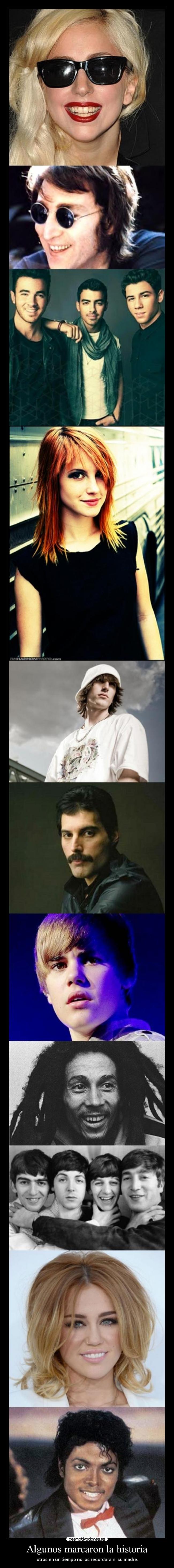 Algunos marcaron la historia -