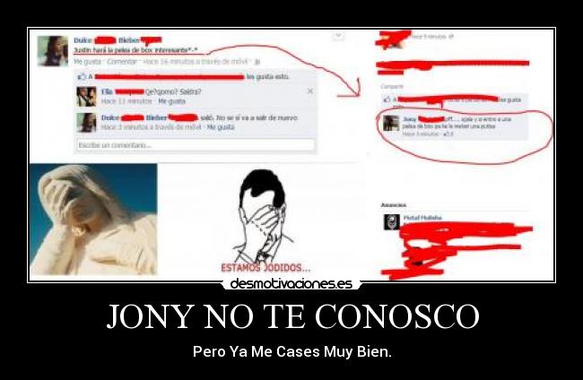 JONY NO TE CONOSCO - Pero Ya Me Cases Muy Bien.